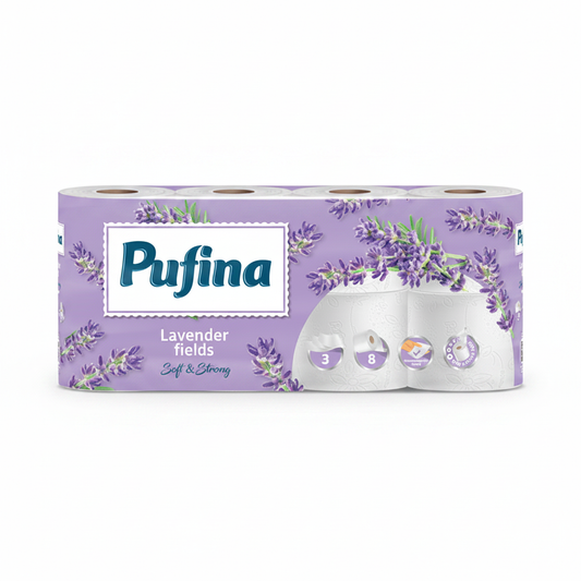 Pufina 8 role Lavandă