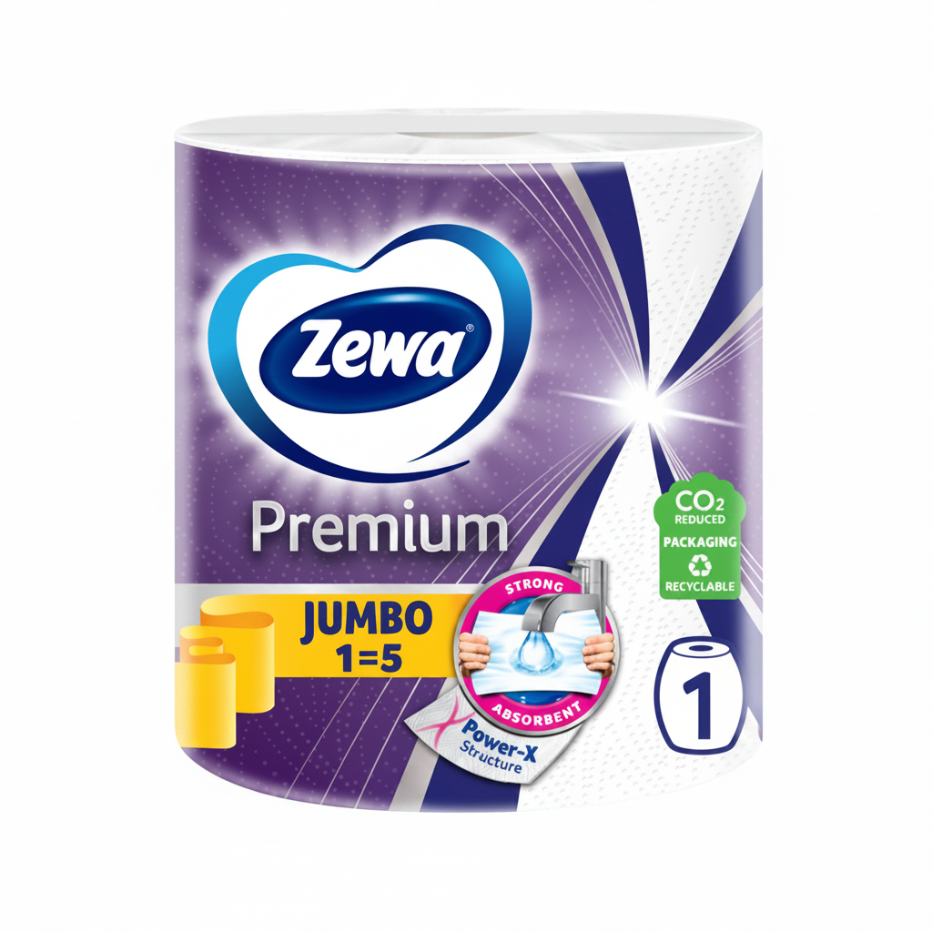 Zewa Premium Jumbo Prosop Hârtie 3 straturi