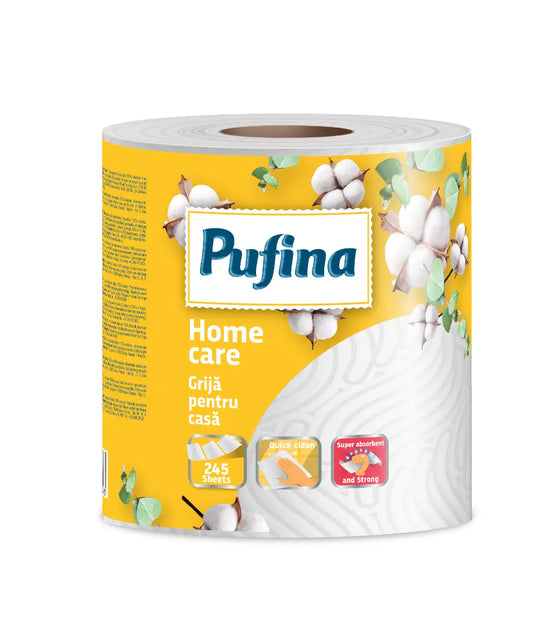 Pufina Home Care Prosop Hârtie, 2 straturi, 245 foi