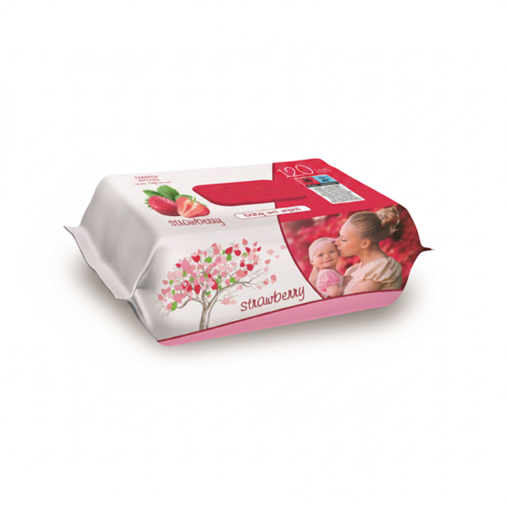 Sleepy Baby șervețele umede Căpșuni 120 buc