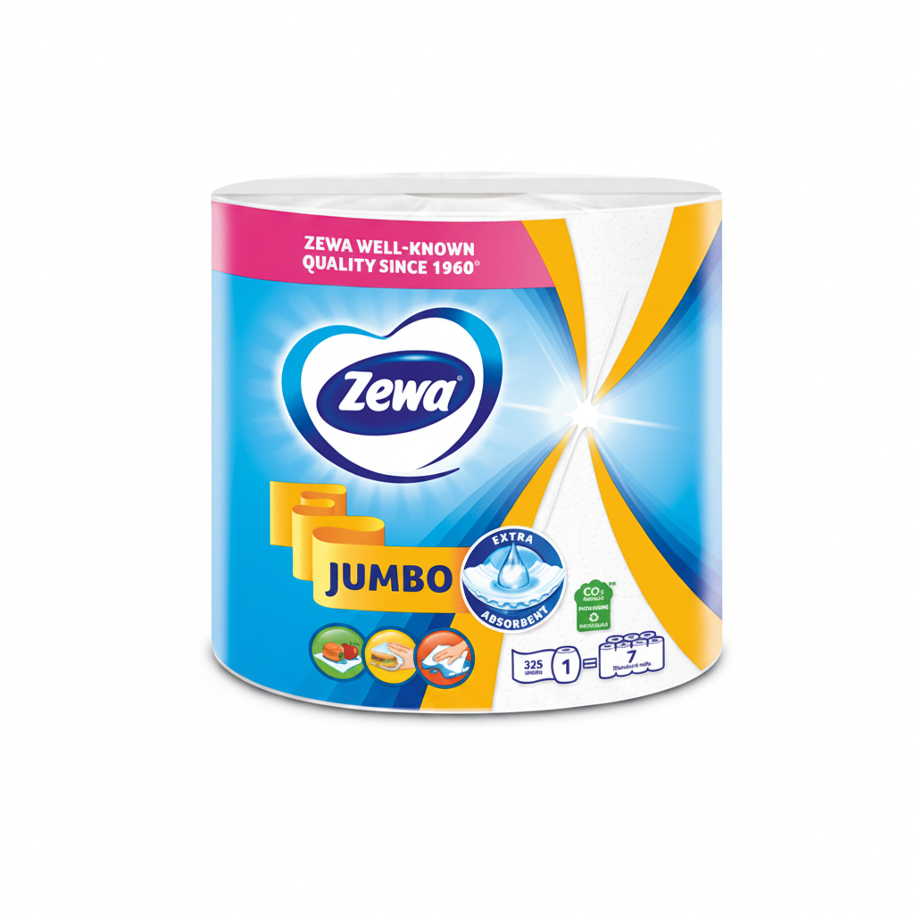 Zewa Jumbo Prosop Hârtie 2 straturi 325 foi