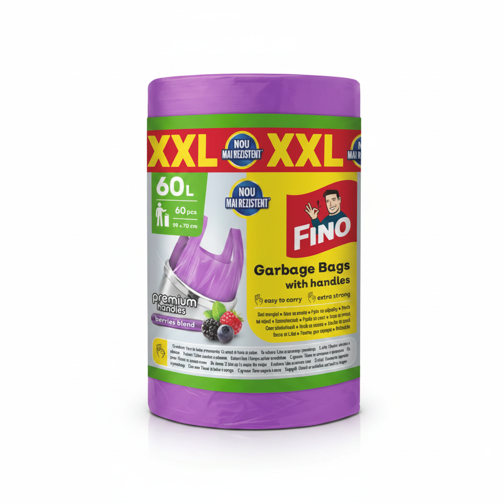 Fino XXL 60L saci menajeri violet