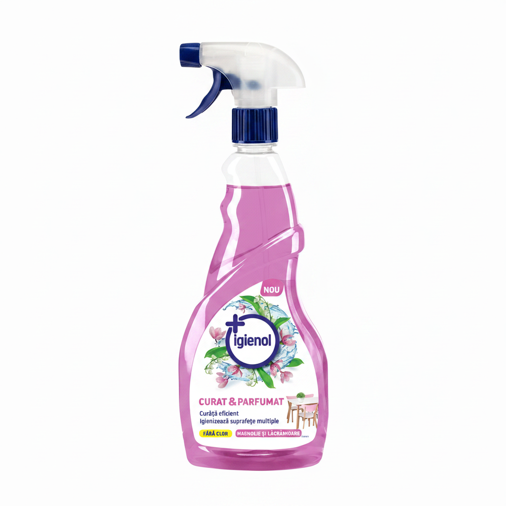 Igienol Curat & Parfumat Spray Magnolie și Lăcrămioare 750ml micșorat