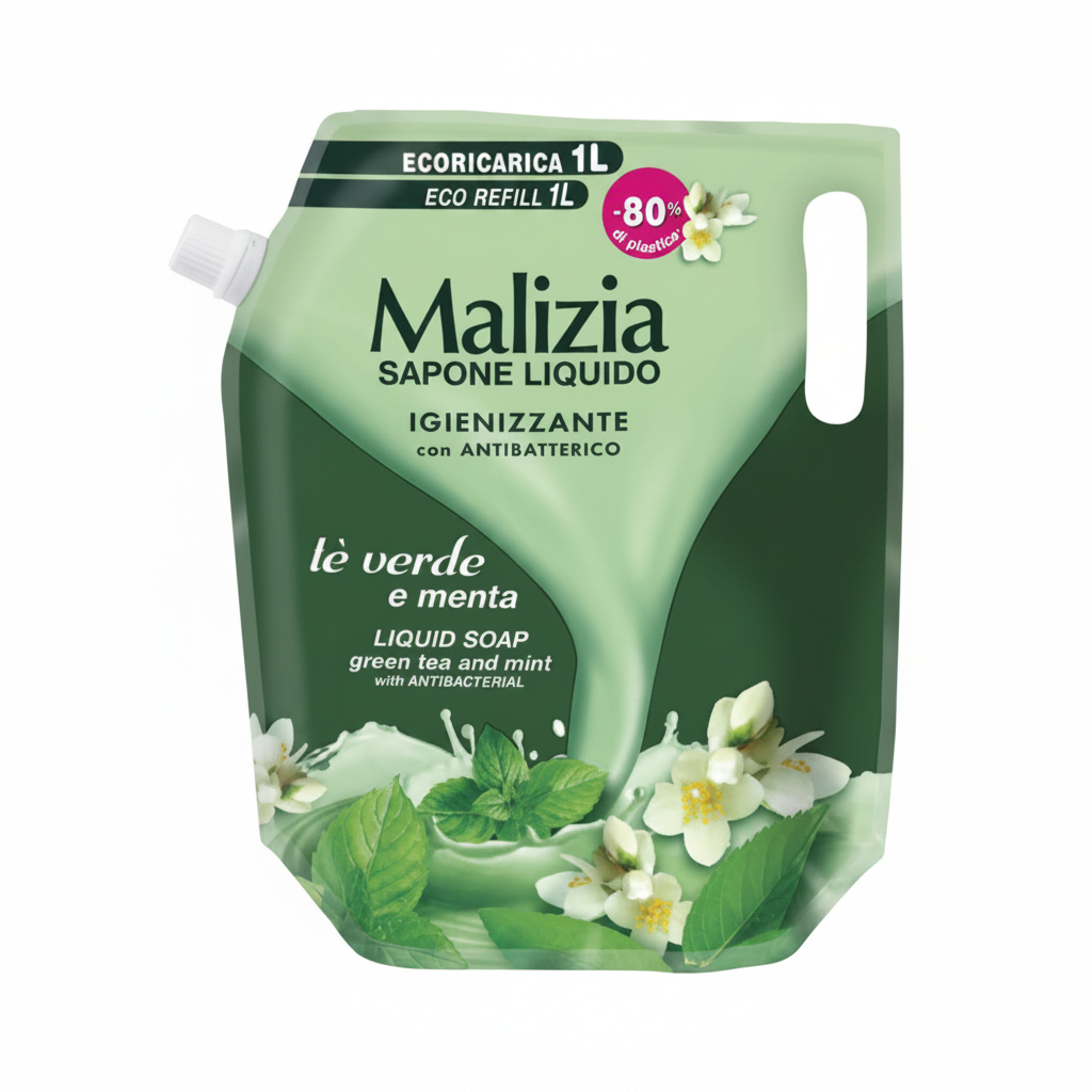 Malizia Săpun Lichid Green Tea & Mint 1L