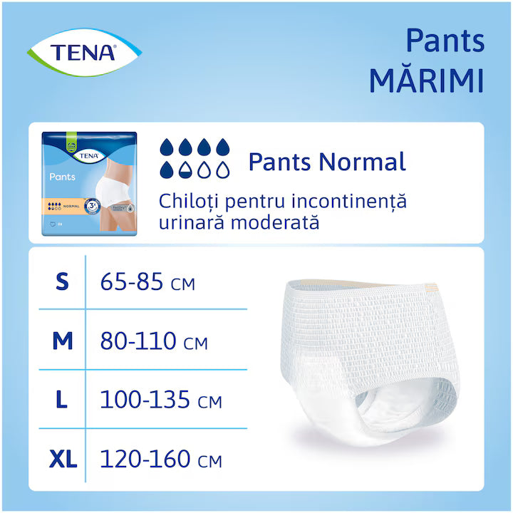 TENA Pants – scutece tip chilot pentru adulți, M (80–110 cm), 30 buc.