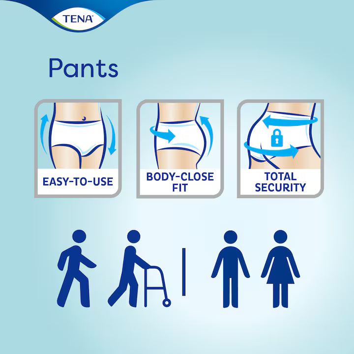 TENA Pants – scutece tip chilot pentru adulți, M (80–110 cm), 30 buc.
