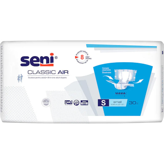 Scutece pentru adulți Seni Classic Air, S (55–80 cm), 30 buc.