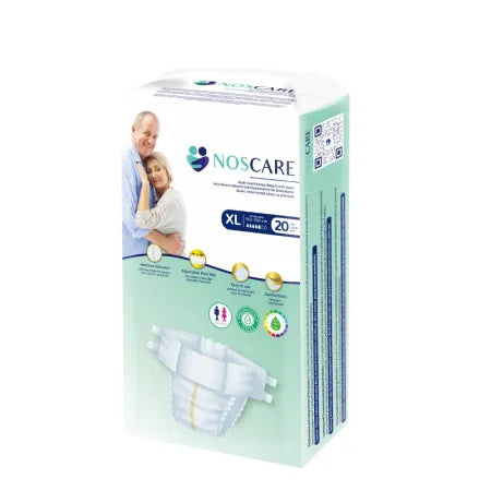 Noscare – scutece cu aripioare pentru incontinență, XL (120–160 cm), 20 buc.