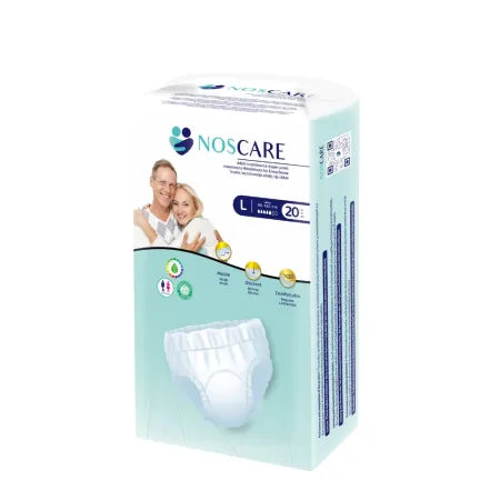 NosCare – scutece tip chilot pentru adulți, L (95–120 cm), 20 buc.